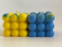 Load image into Gallery viewer, Spotted Large bubble candle